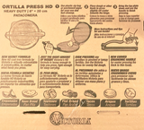 Tortilla presse i gedigen kvalitet - sort støbejern